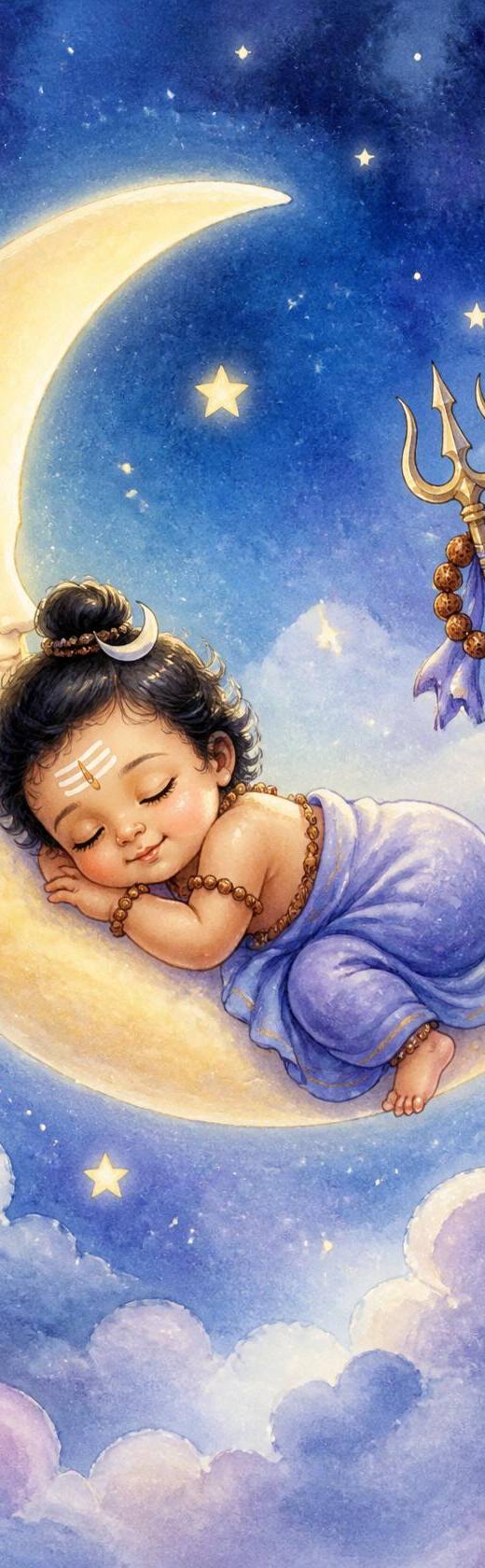 Illustration for Sleep Affirmations in StoryVeda