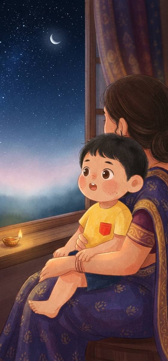 Cover illustration for Tim Tim and the Dark