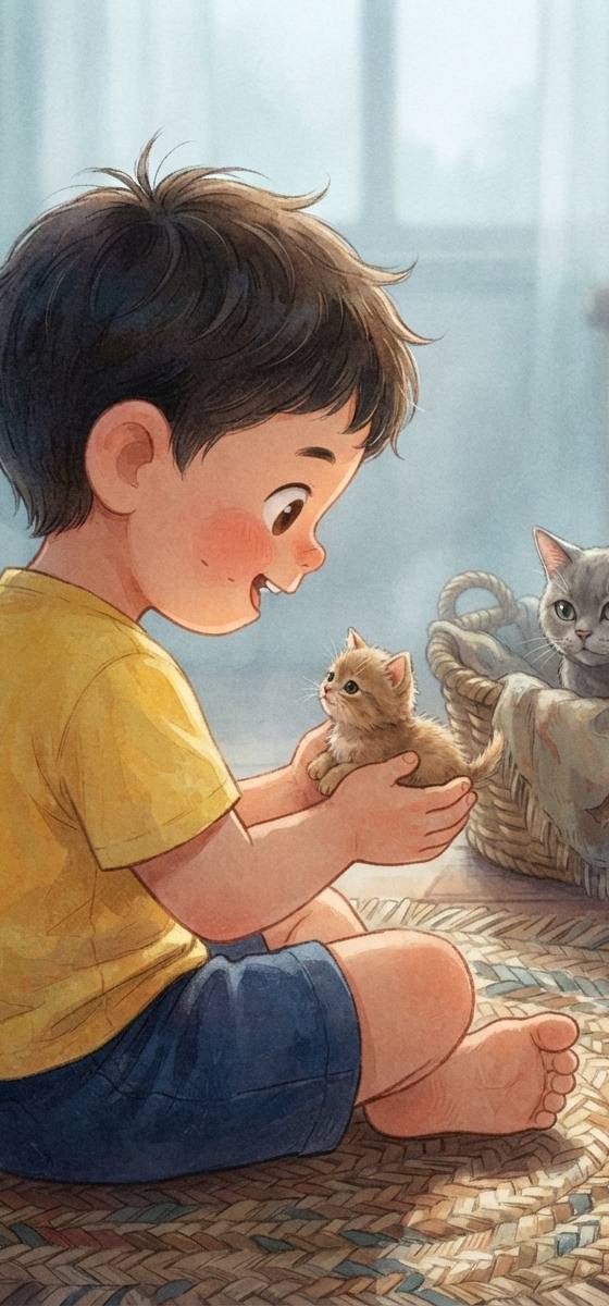 Cover illustration for Tim Tim's Gentle Hands
