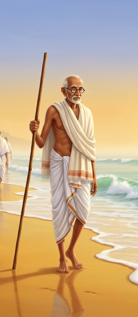 Cover illustration for A Pinch of Gandhi Ji's Magic Salt